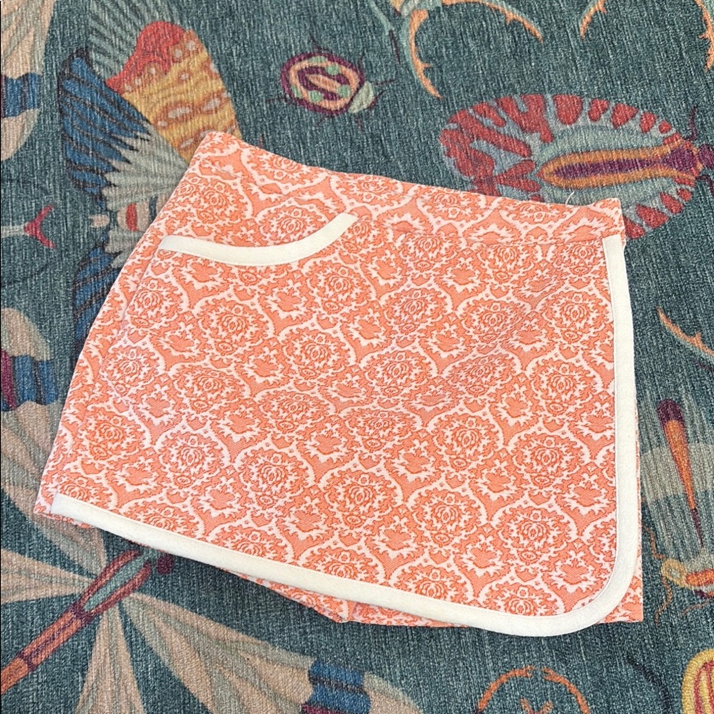 Adorable Vintage 1960s Wimzee Jr by Mr. Fine damask skort 26 S